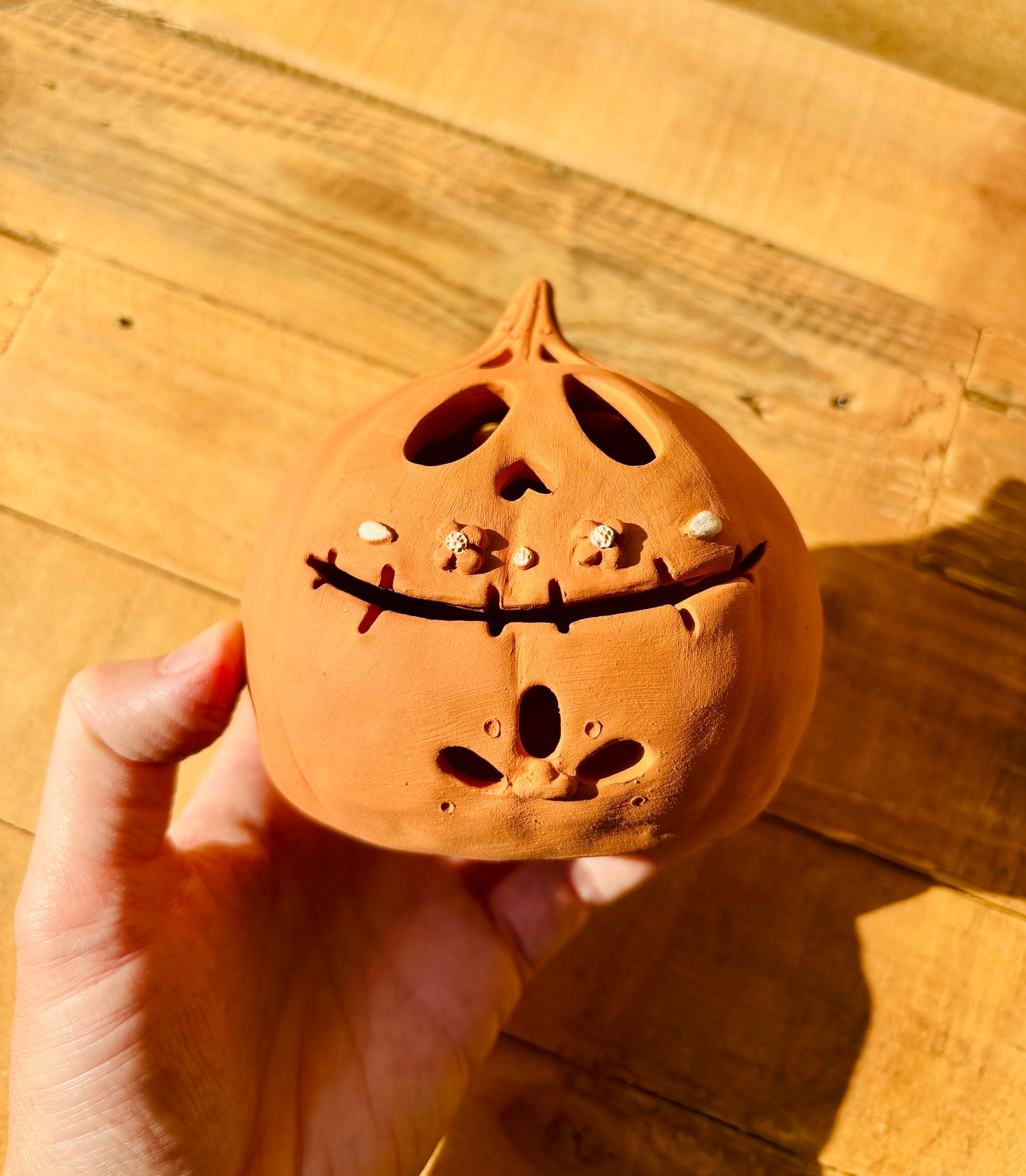 SUZIE - orange tealight holder