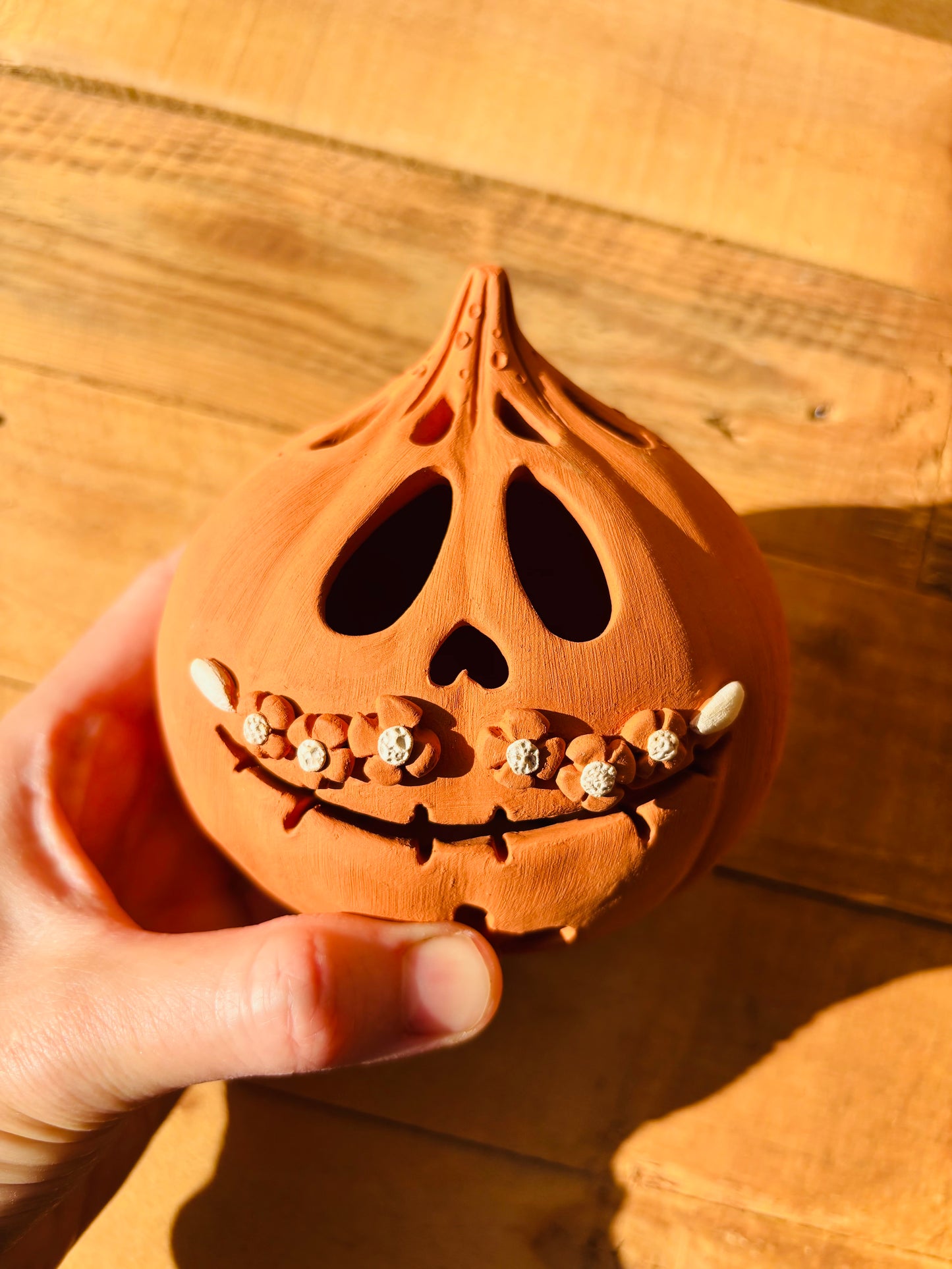 SUZIE - orange tealight holder