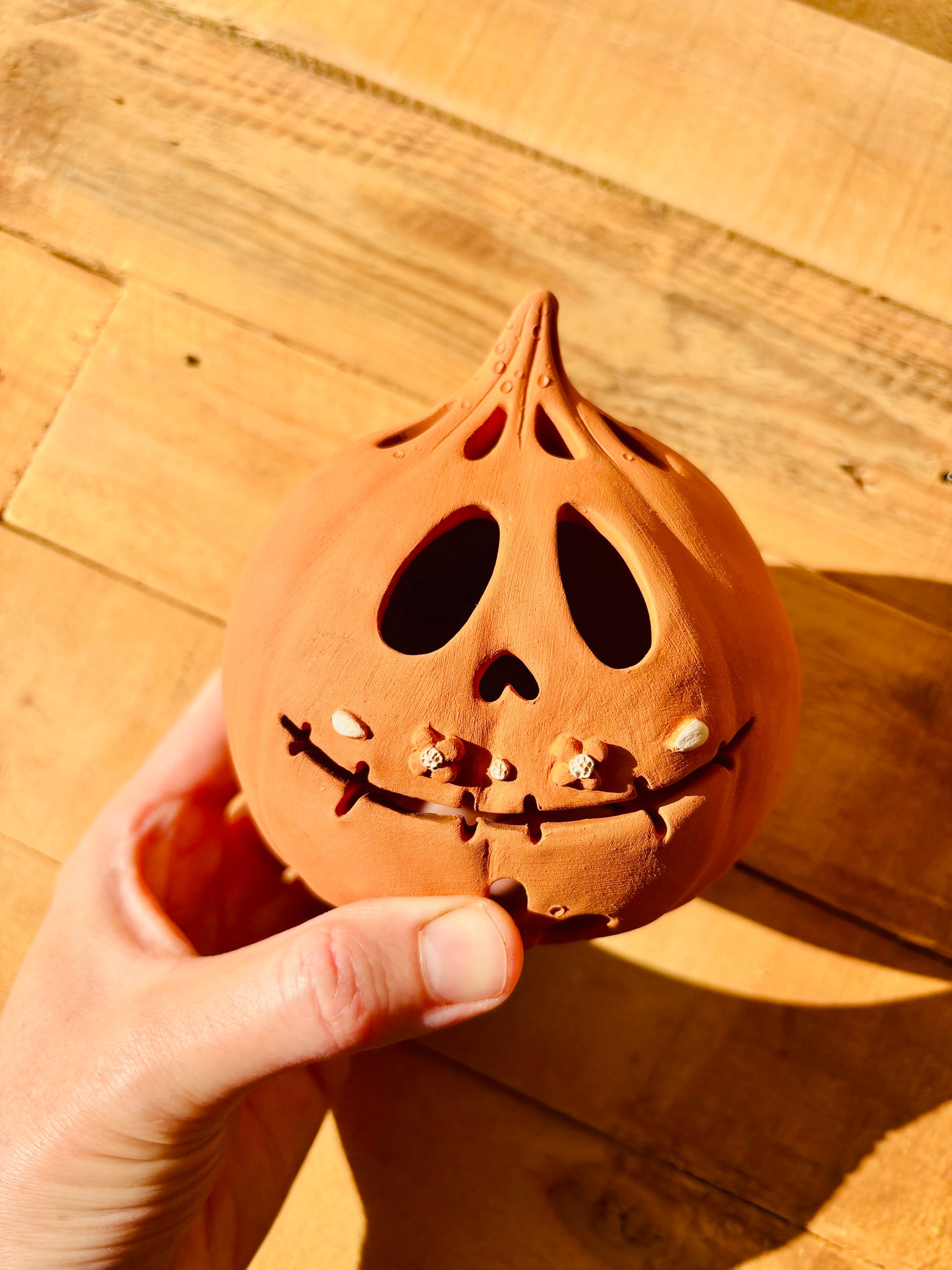SUZIE - orange tealight holder