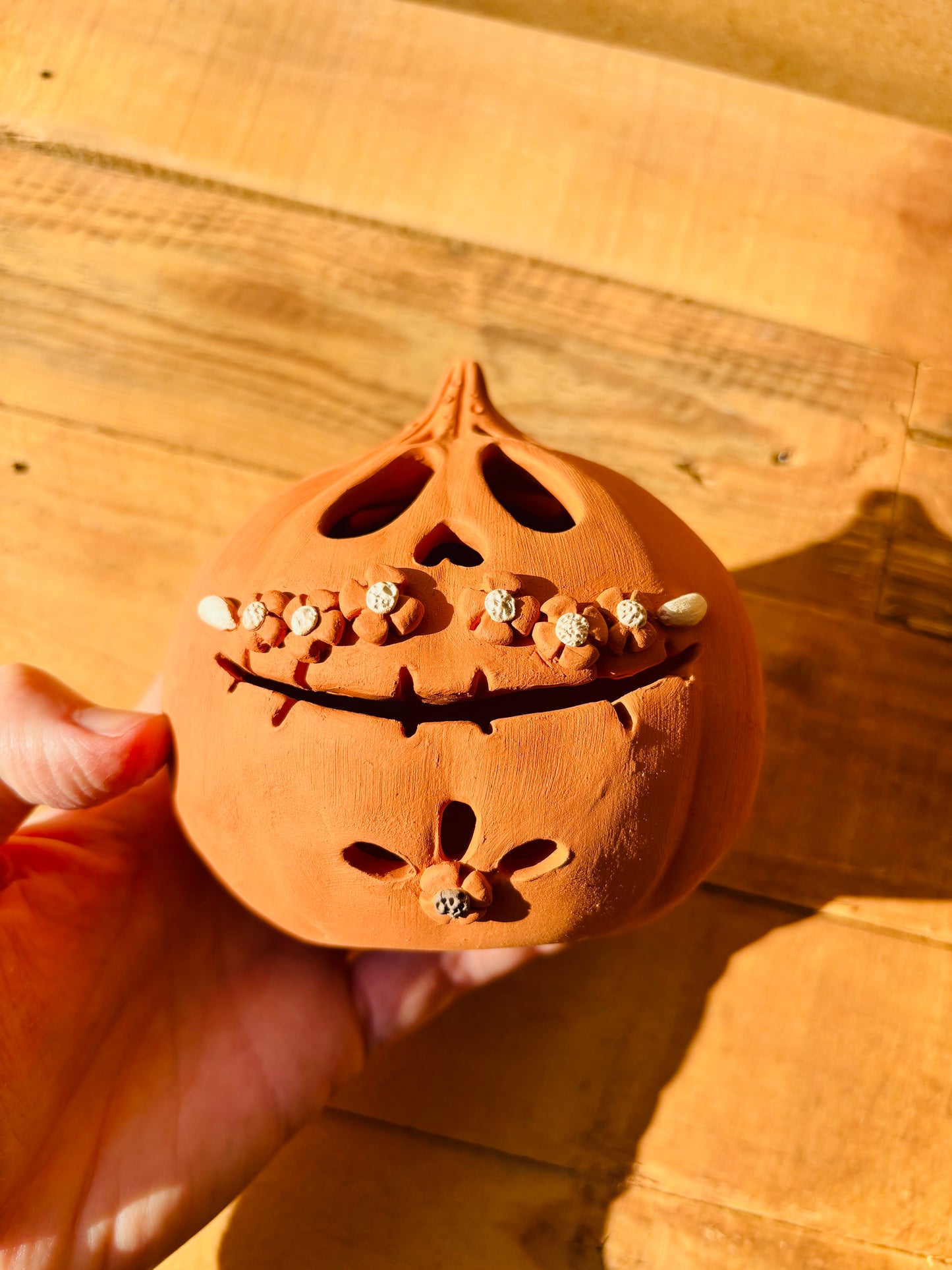 SUZIE - orange tealight holder