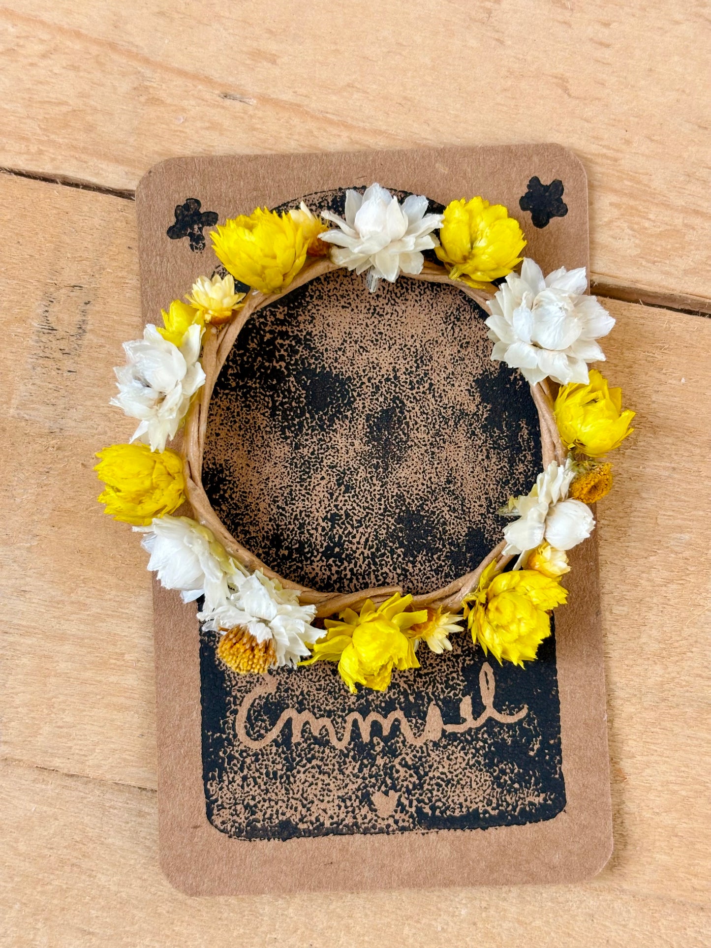 Small wreath of dried flowers - 10