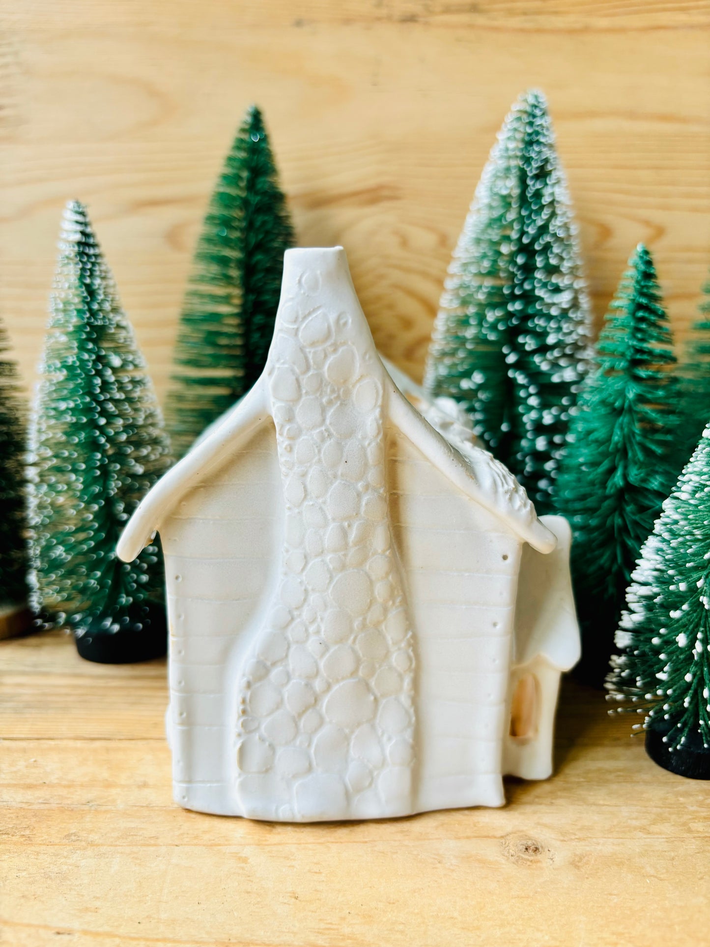 Maison 5 - photophore blanc