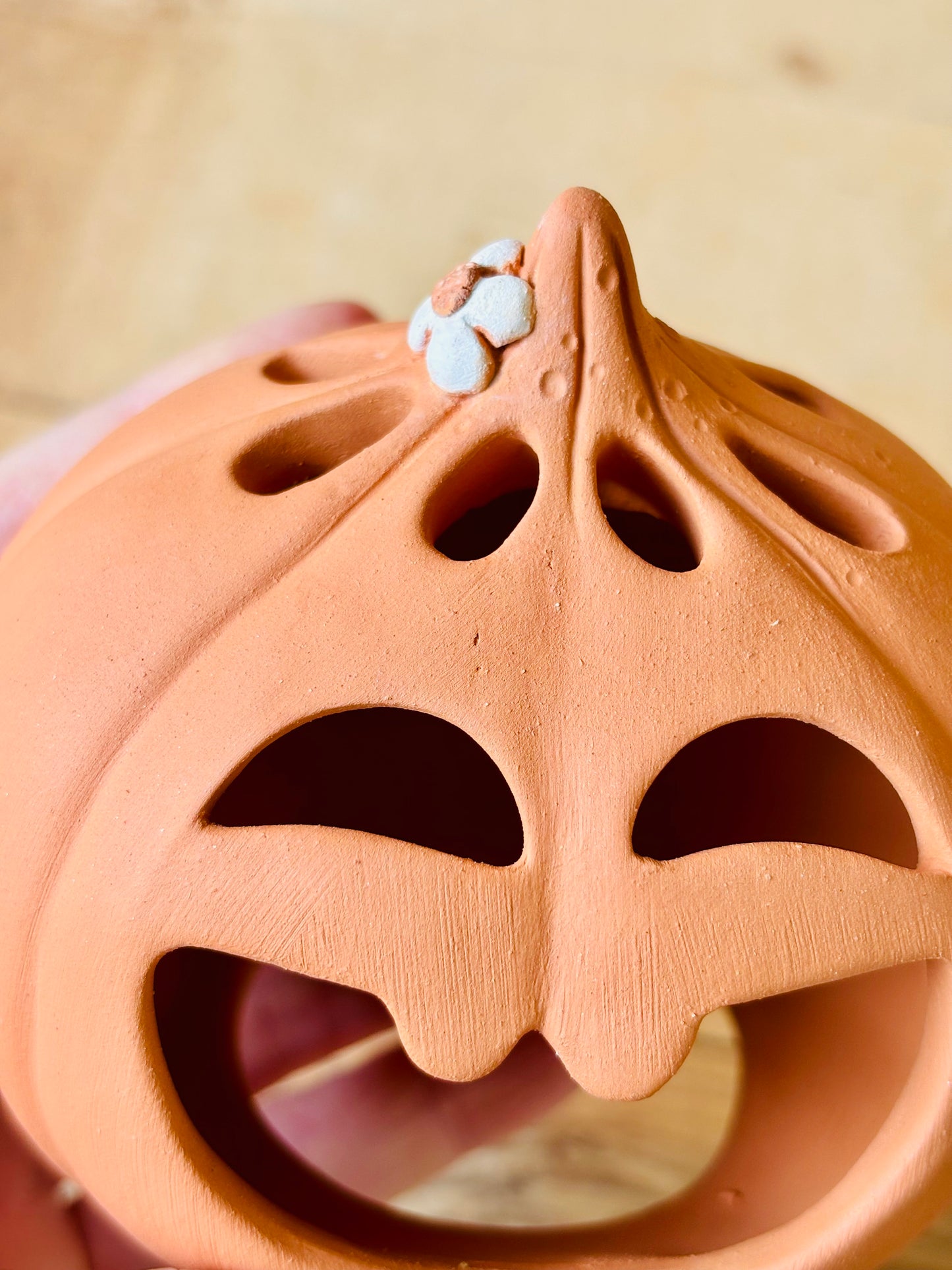 SUZIE - orange tealight holder