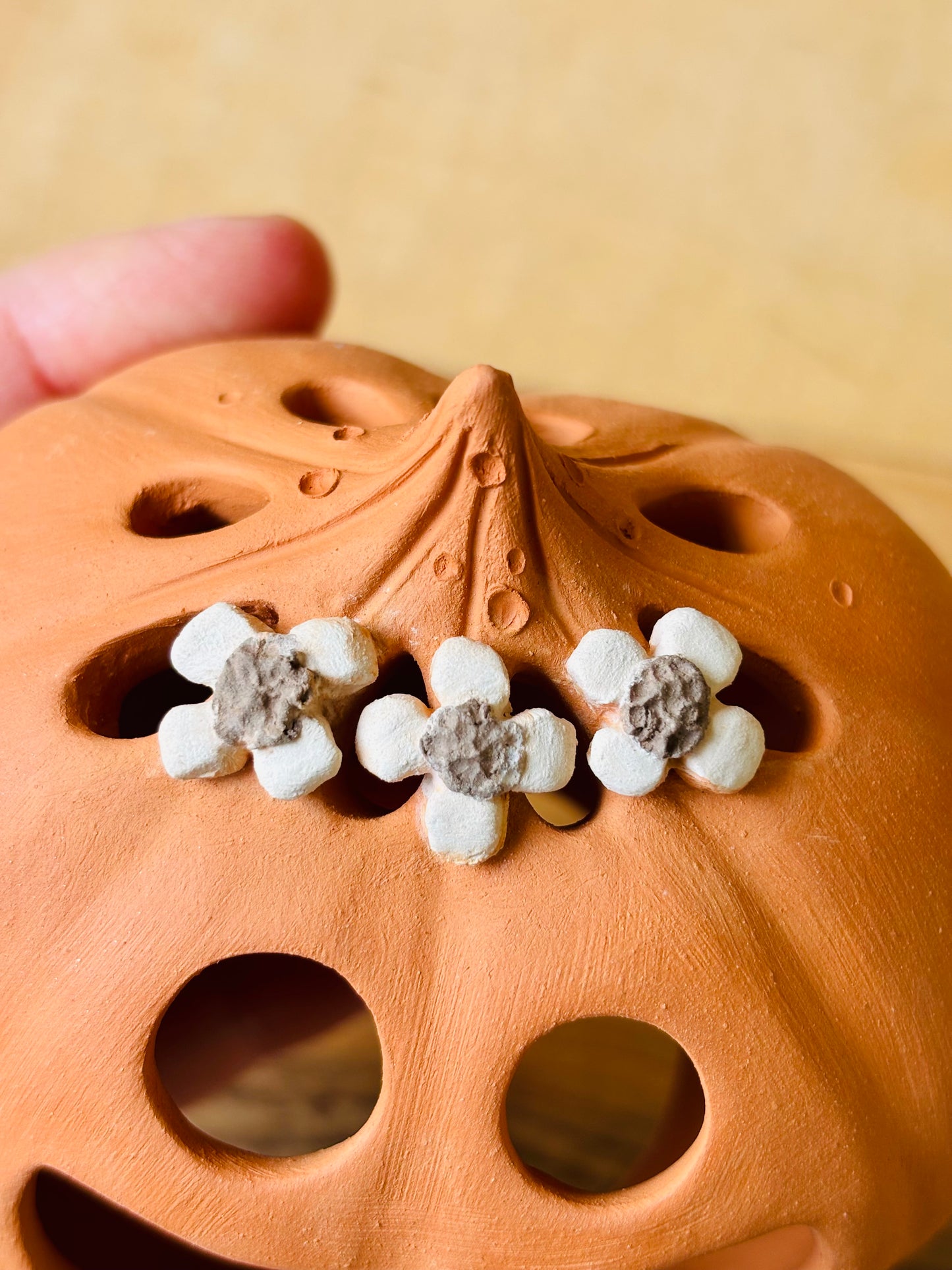 SUZIE - orange tealight holder