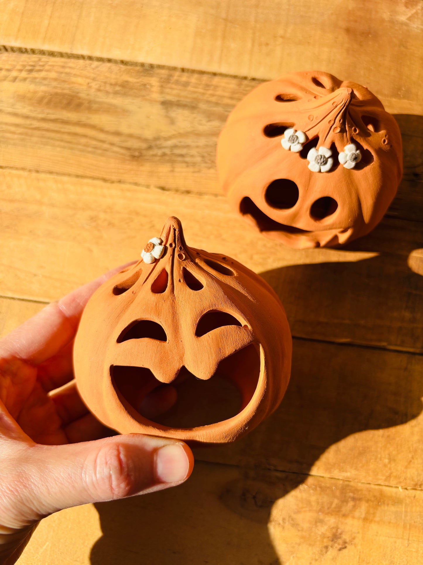 SUZIE - orange tealight holder