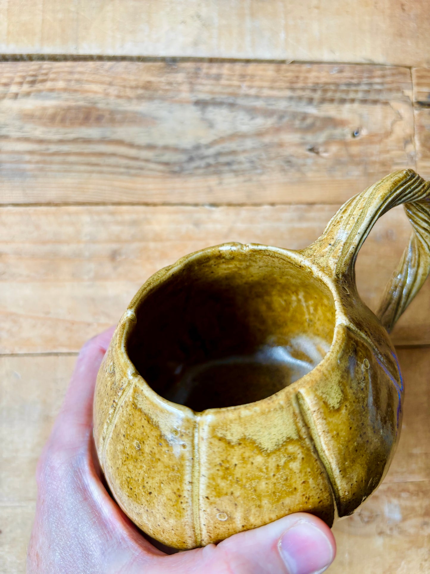 Tasse citrouille brun kaki - 1
