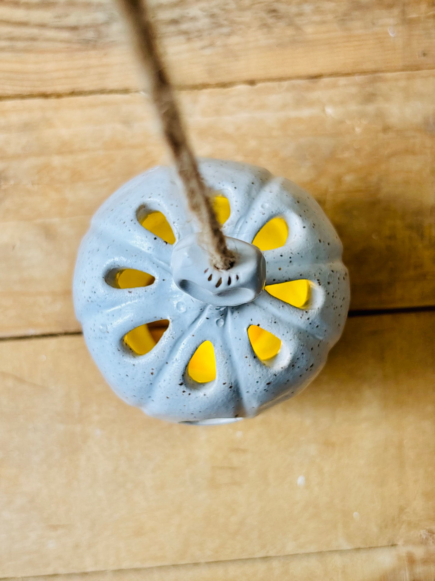 SUZIE - orange tealight holder