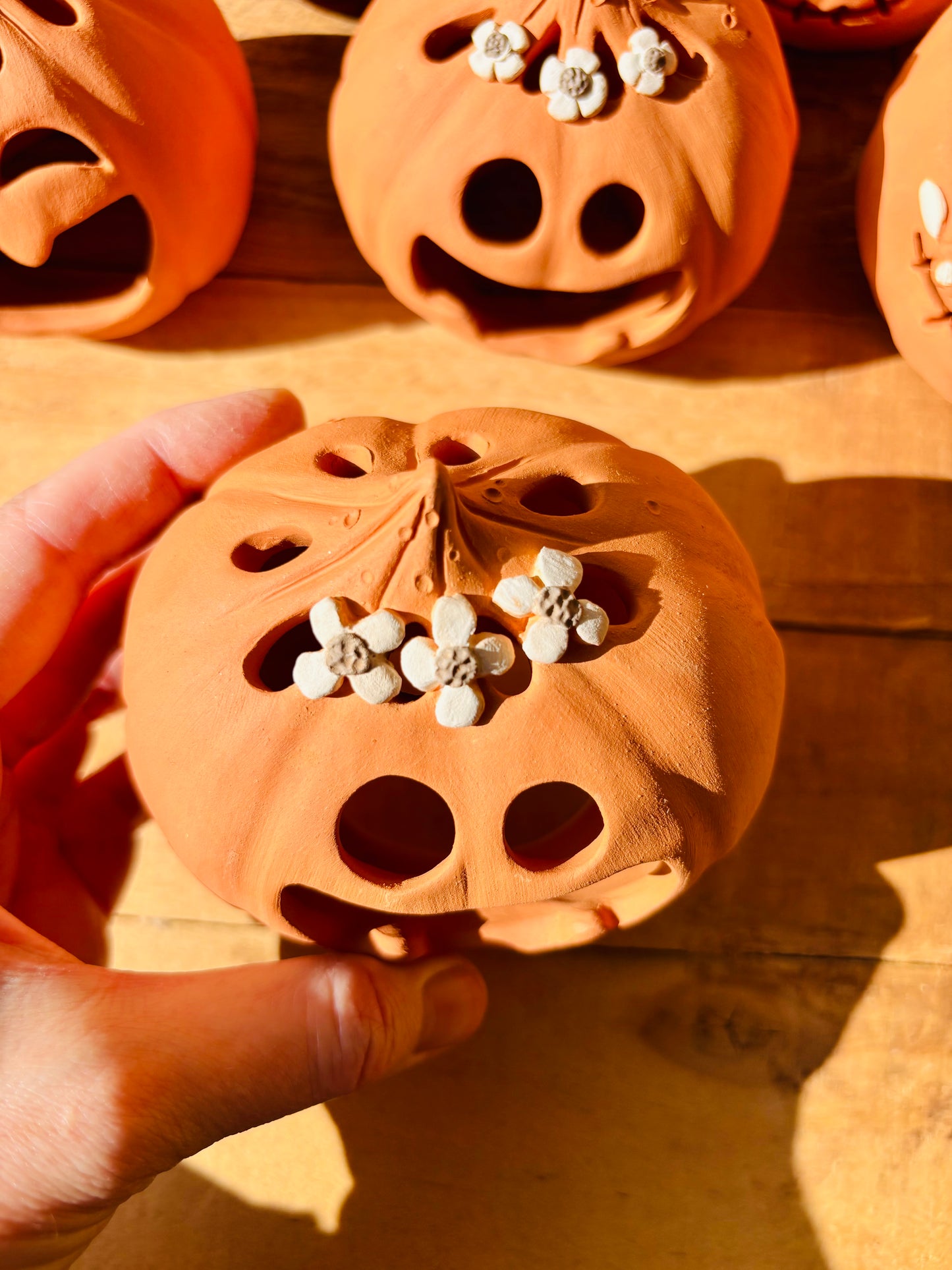 SUZIE - orange tealight holder