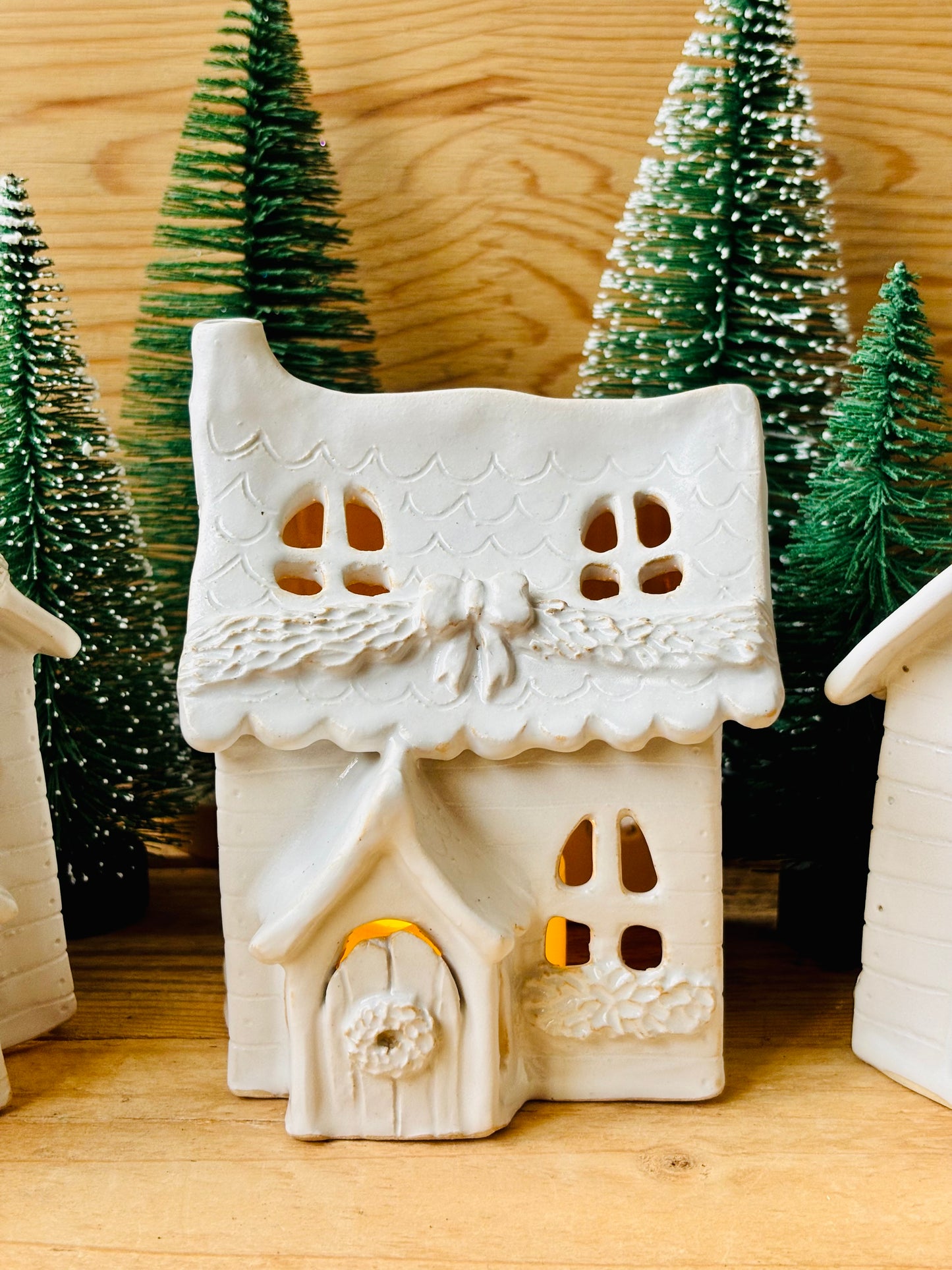Maison 5 - photophore blanc
