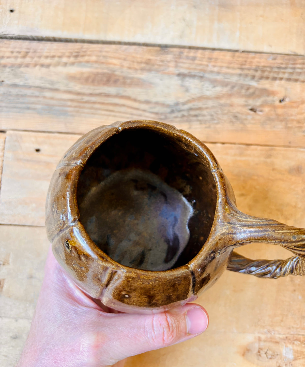 Tasse citrouille marron - 1