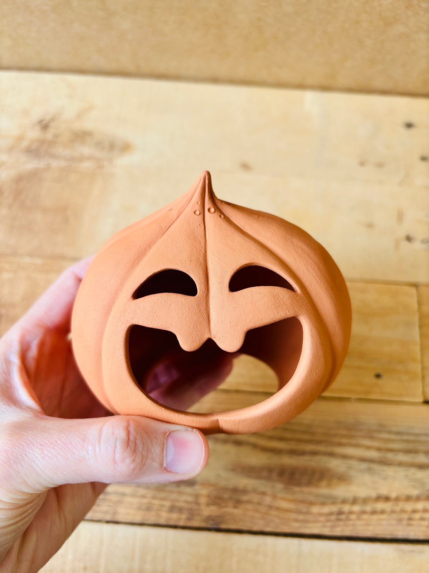 SUZIE - orange tealight holder