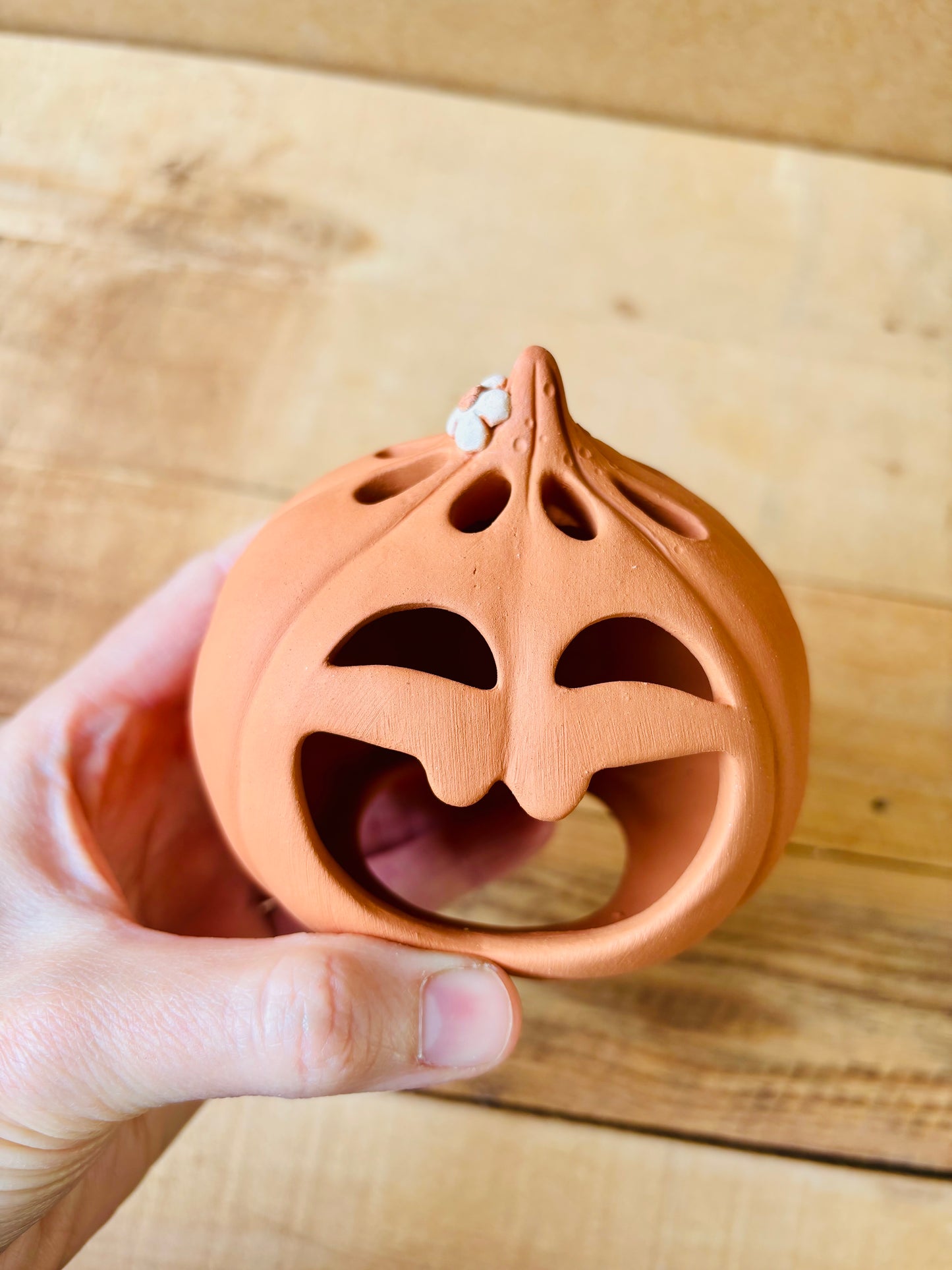 SUZIE - orange tealight holder