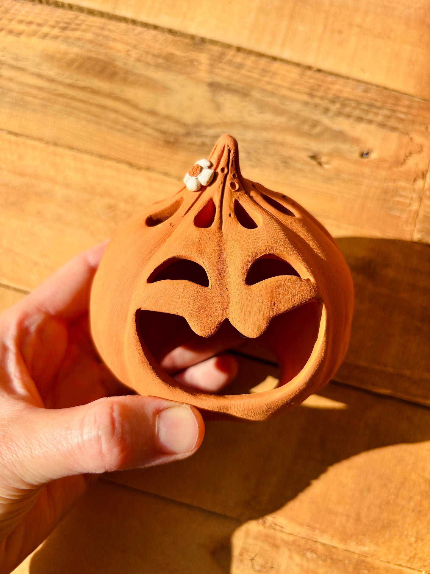 SUZIE - orange tealight holder