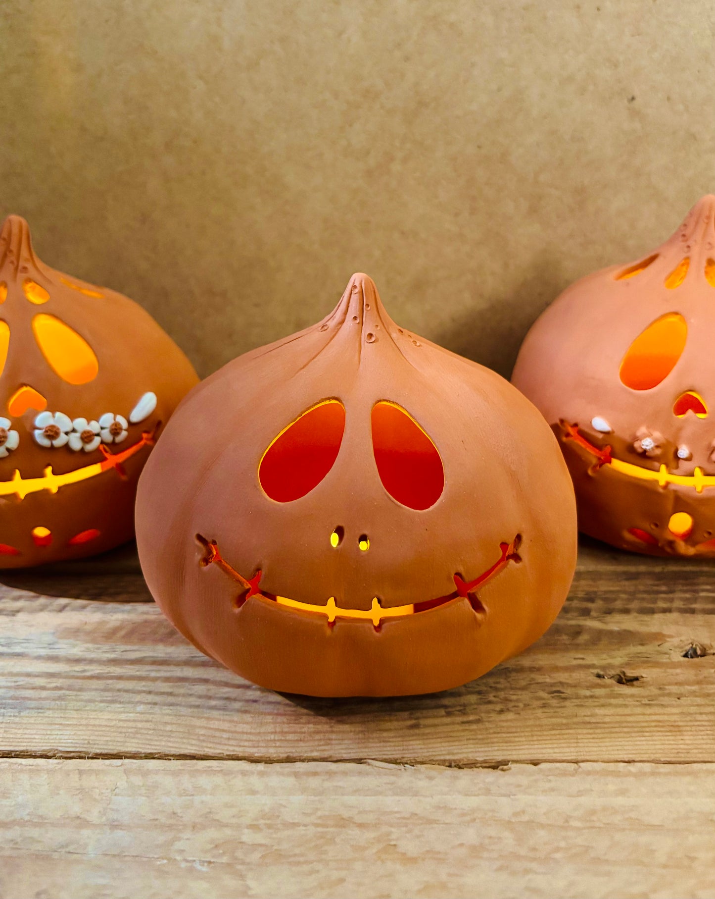 SUZIE - orange tealight holder