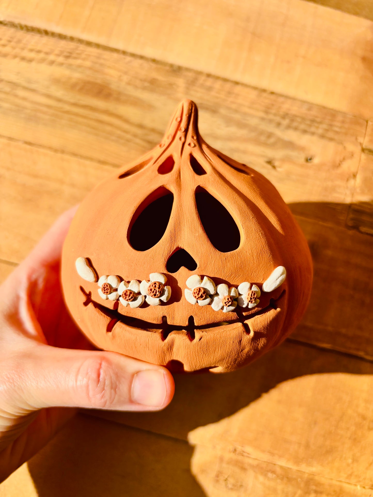 SUZIE - orange tealight holder