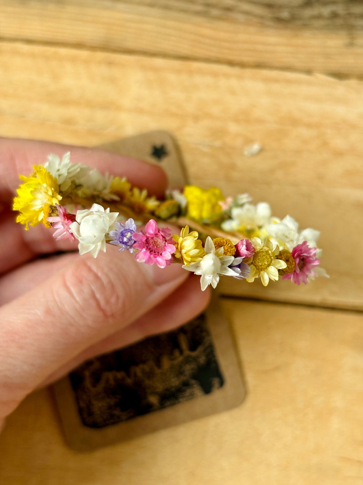 Large wreath of dried flowers - 5