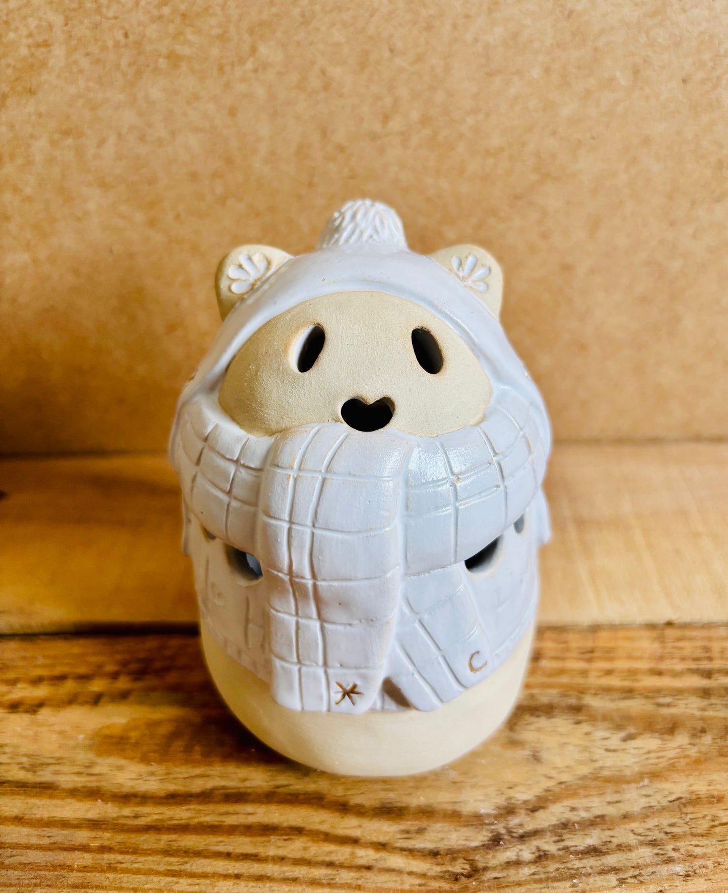 Précommande - Ours polaire - photophore blanc et or 23