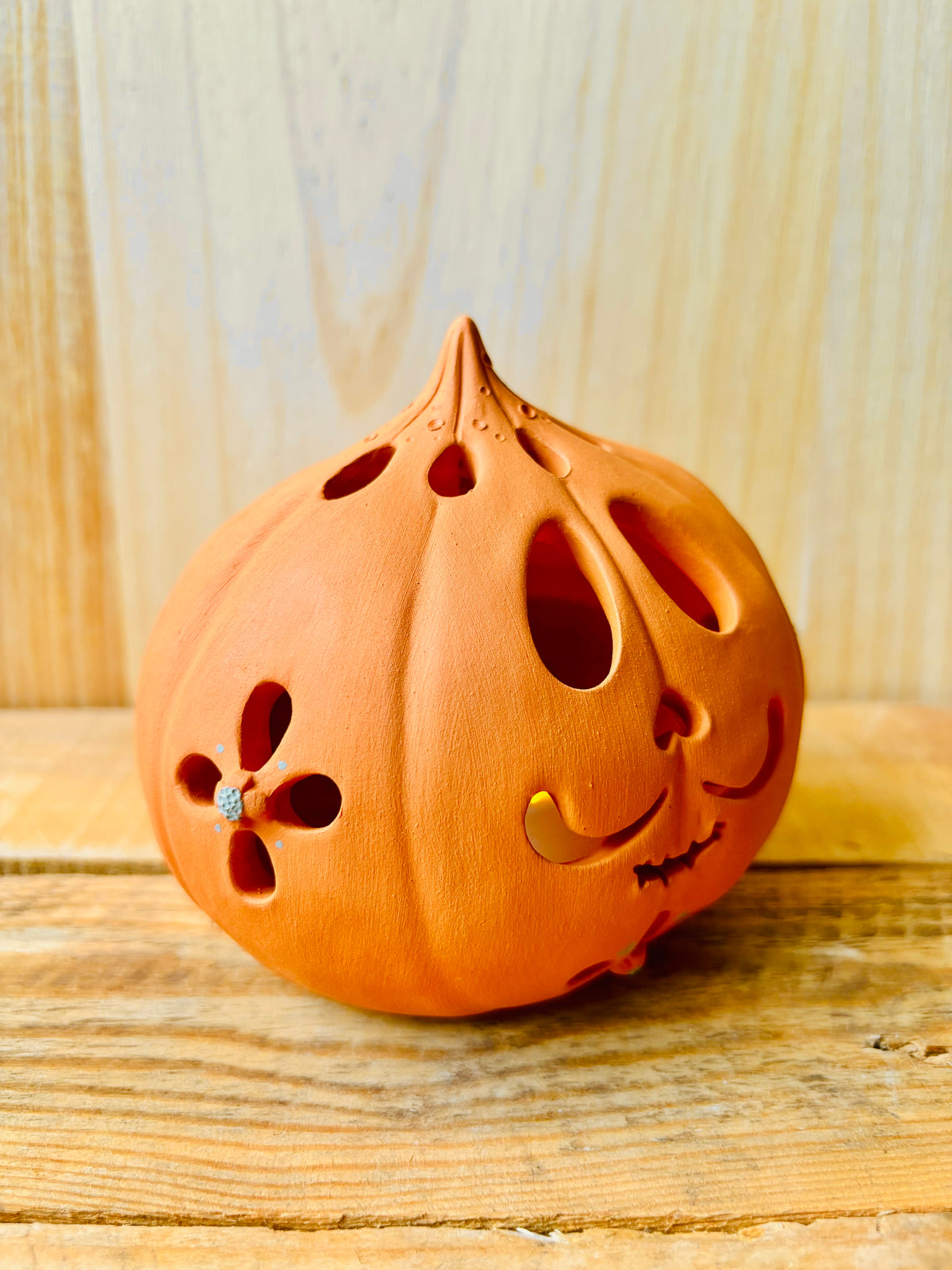 SUZIE - orange tealight holder