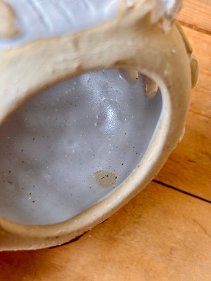 House 1 - white and gold tealight holder