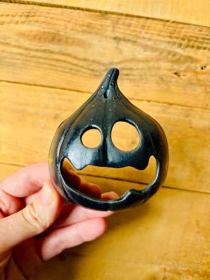 Citrouille murale noire et doré 1