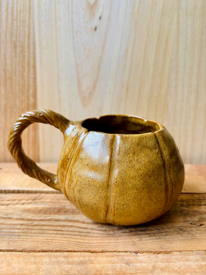 Grande tasse citrouille brun kaki - 9