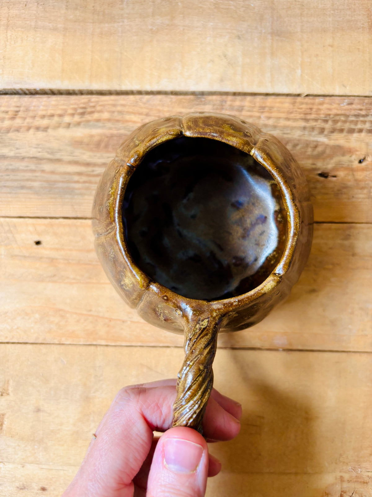 Tasse citrouille marron - 2
