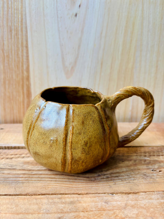 Grande tasse citrouille brun kaki - 9