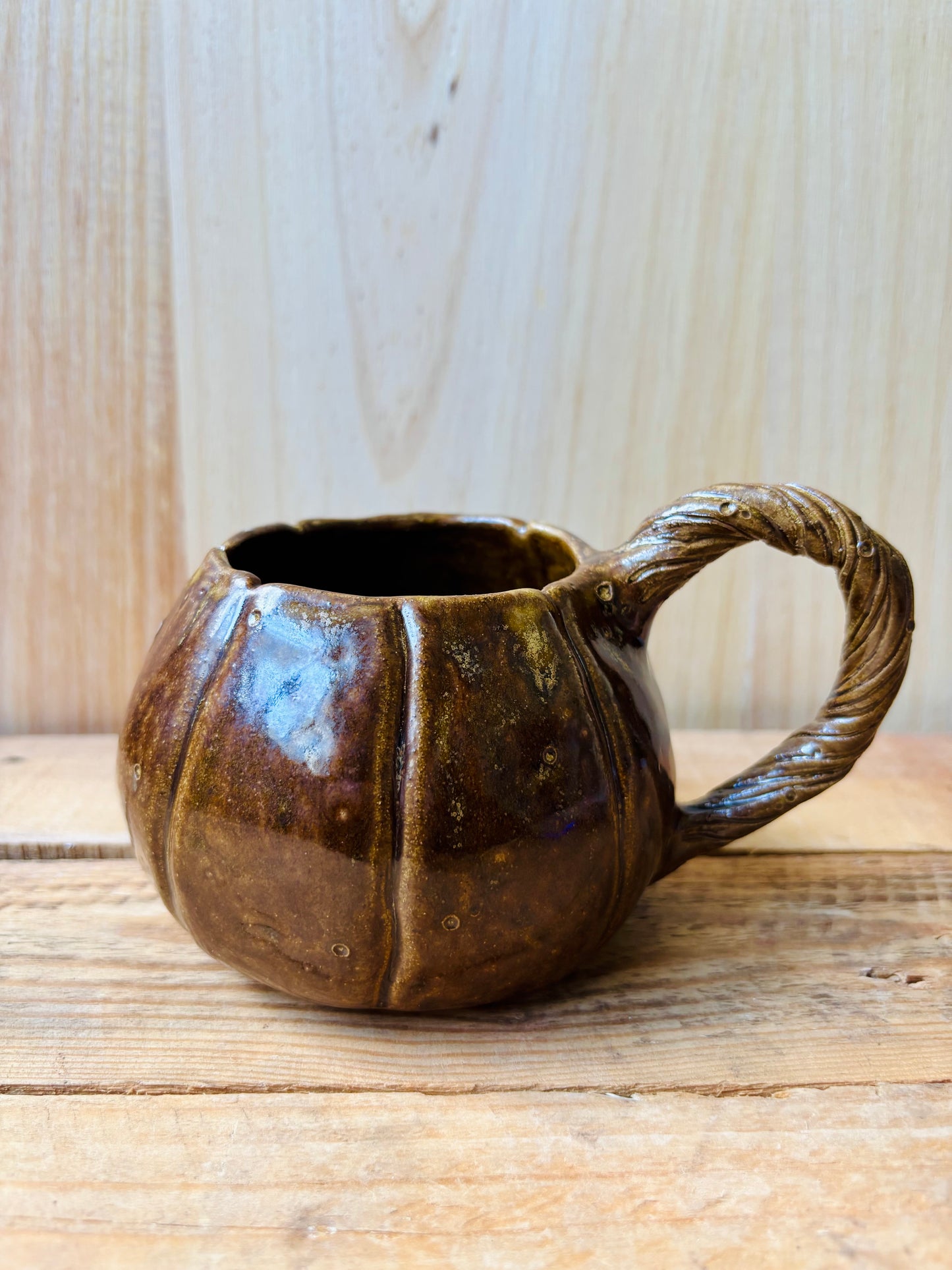 Tasse citrouille marron - 2