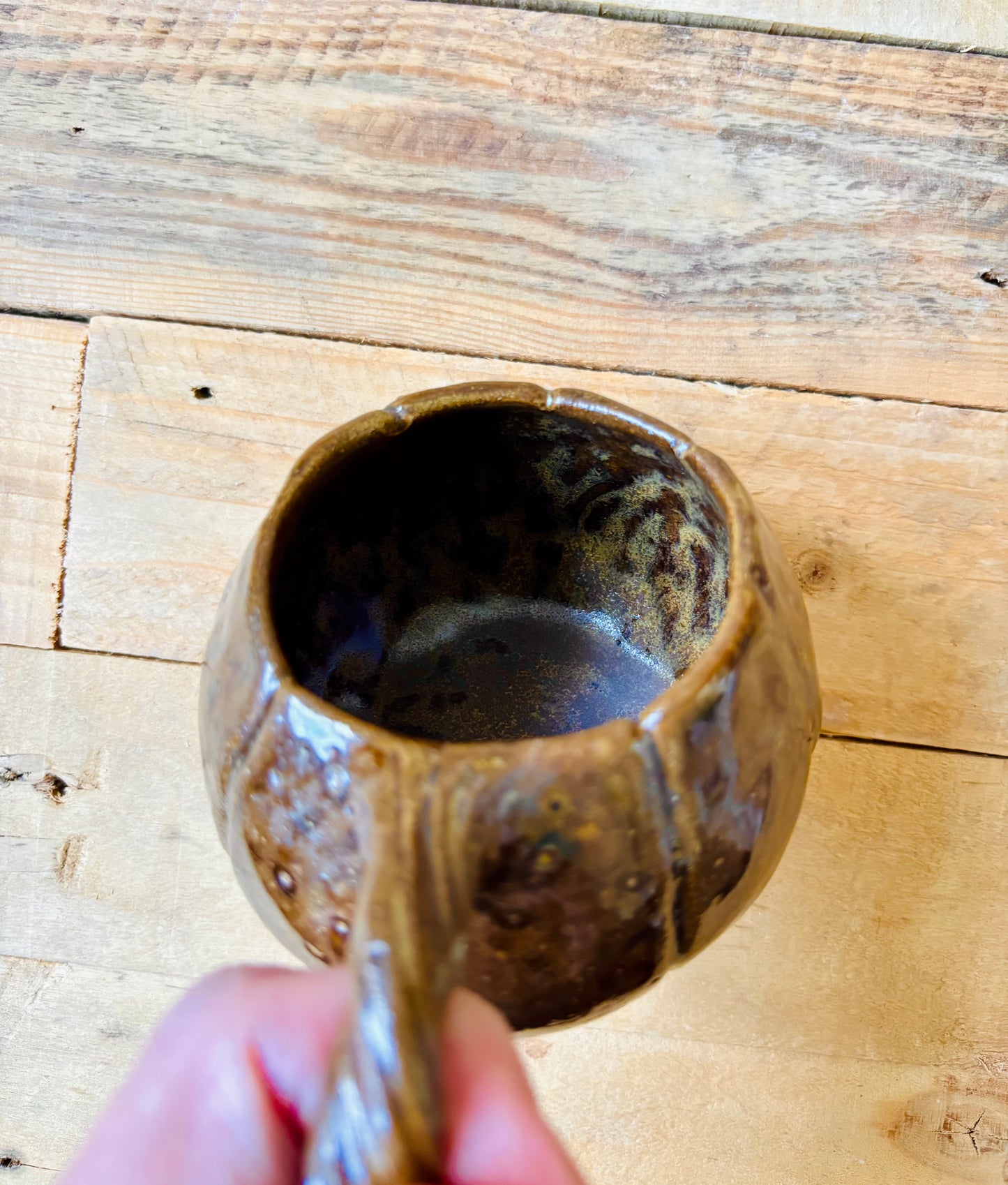 Tasse citrouille marron - 1