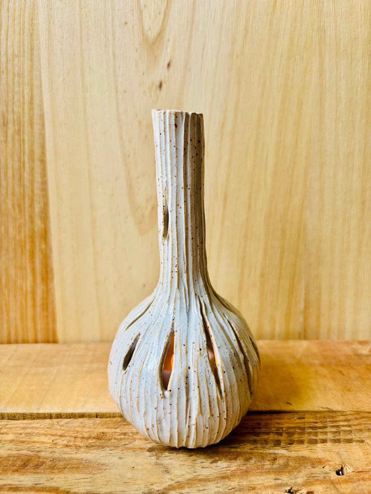 SUZIE - orange tealight holder