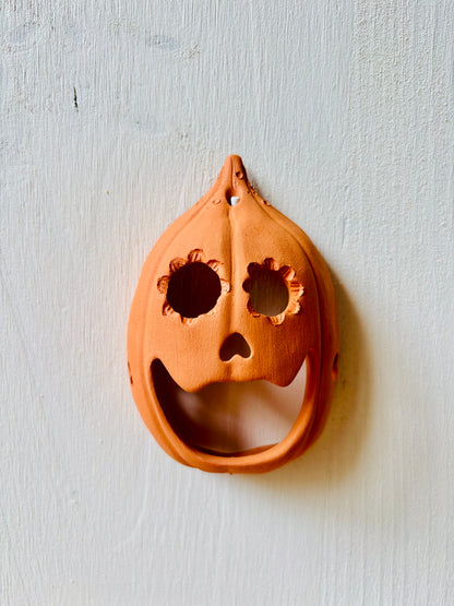 Citrouille murale orange 4