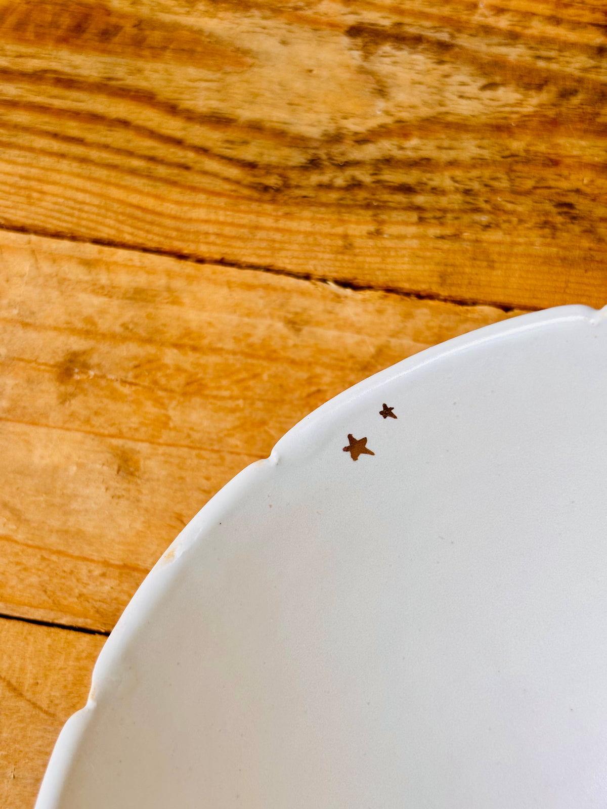 Bol citrouille blanc et or - 2 imparfait