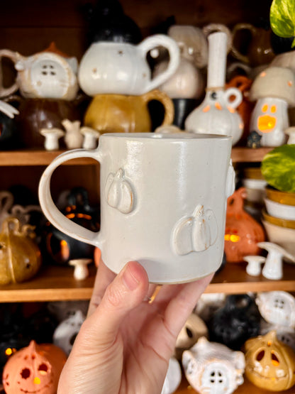 Tasse petites citrouilles blanches - imparfaites