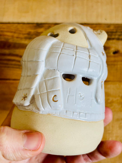 Précommande - Ours polaire - photophore blanc et or 23