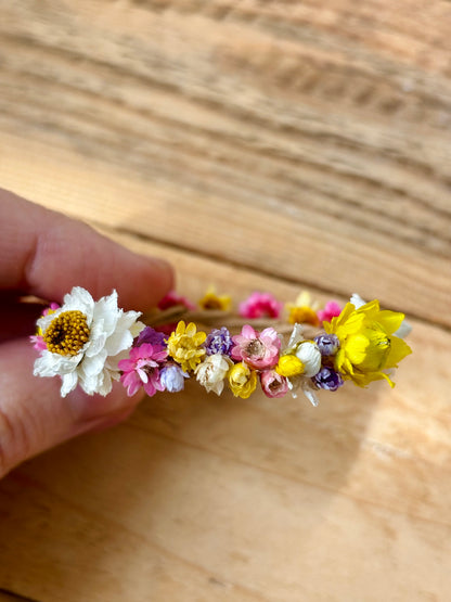 Petite couronne de fleurs séchées - 2