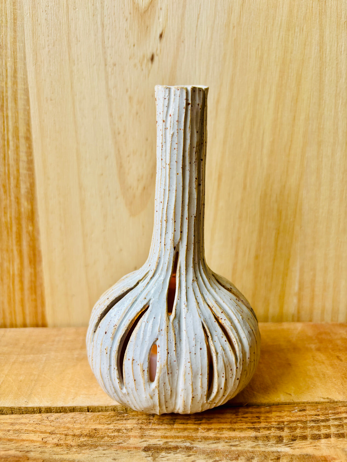 SUZIE - orange tealight holder