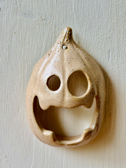 Citrouille murale beige moucheté - 2