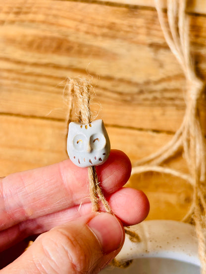 OTIS  - suspension photophore blanc moucheté et or - 1