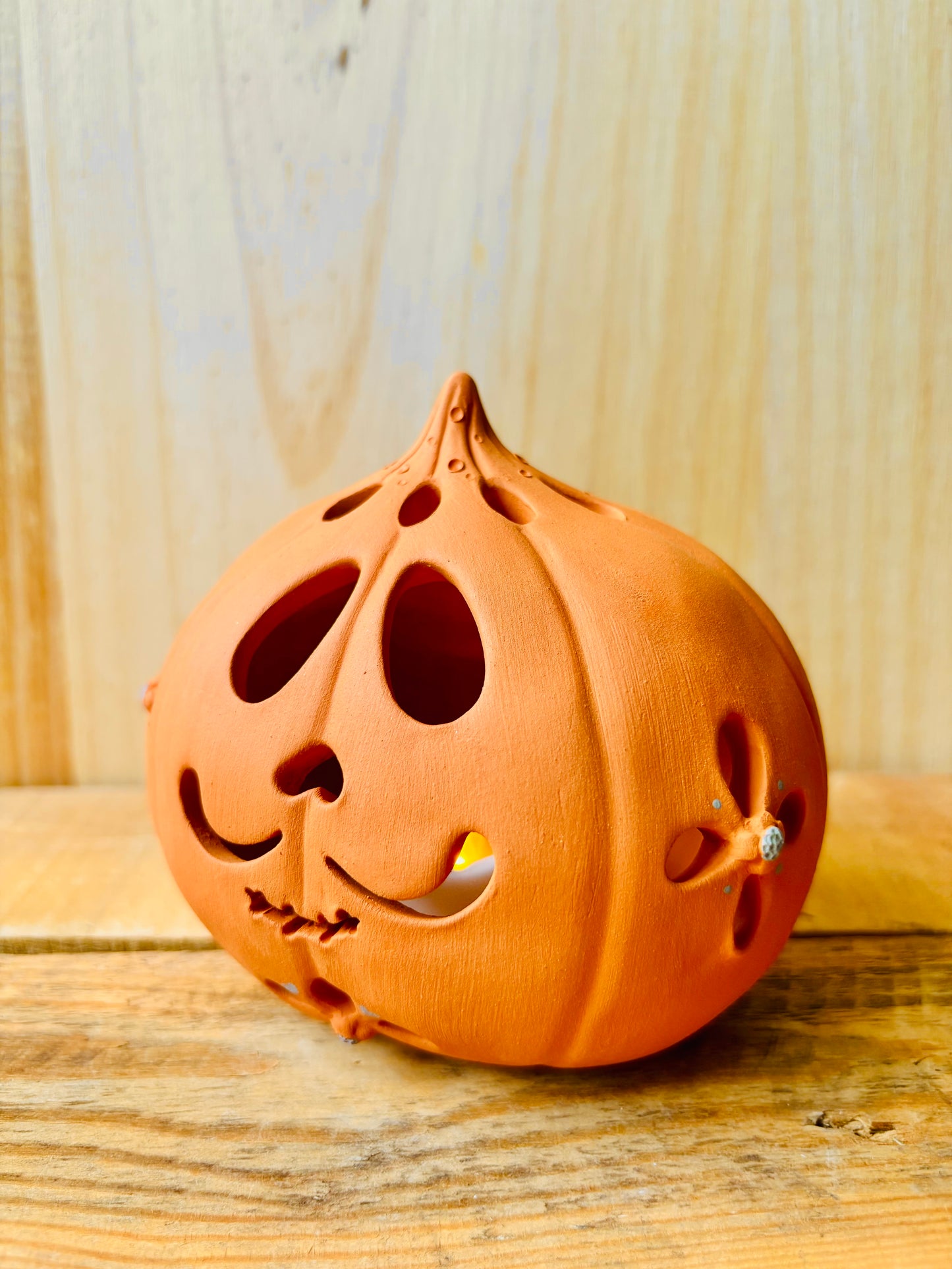 SUZIE - orange tealight holder