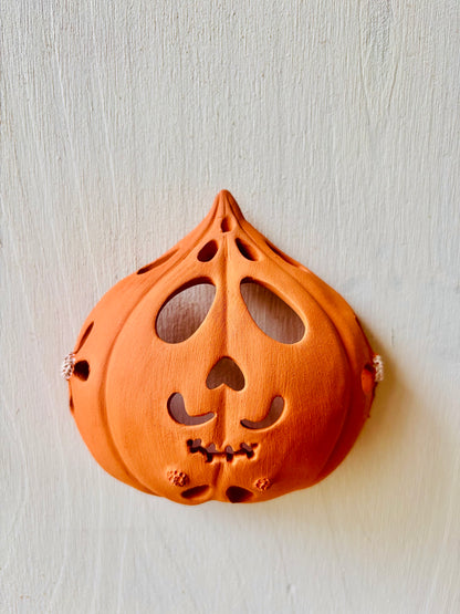 Citrouille murale orange 11