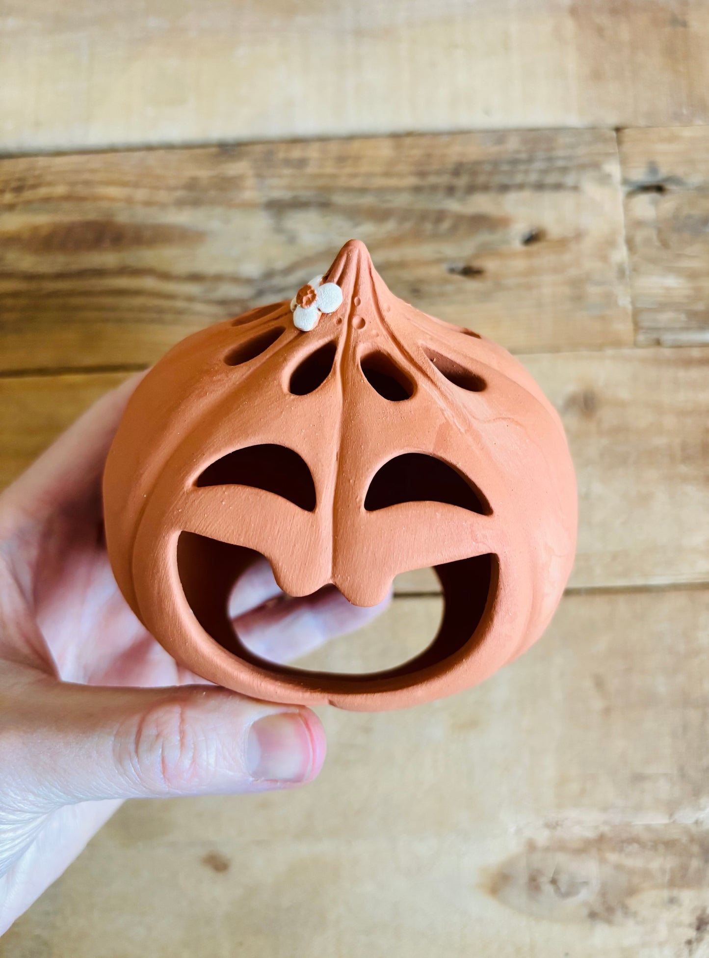 SUZIE - orange tealight holder