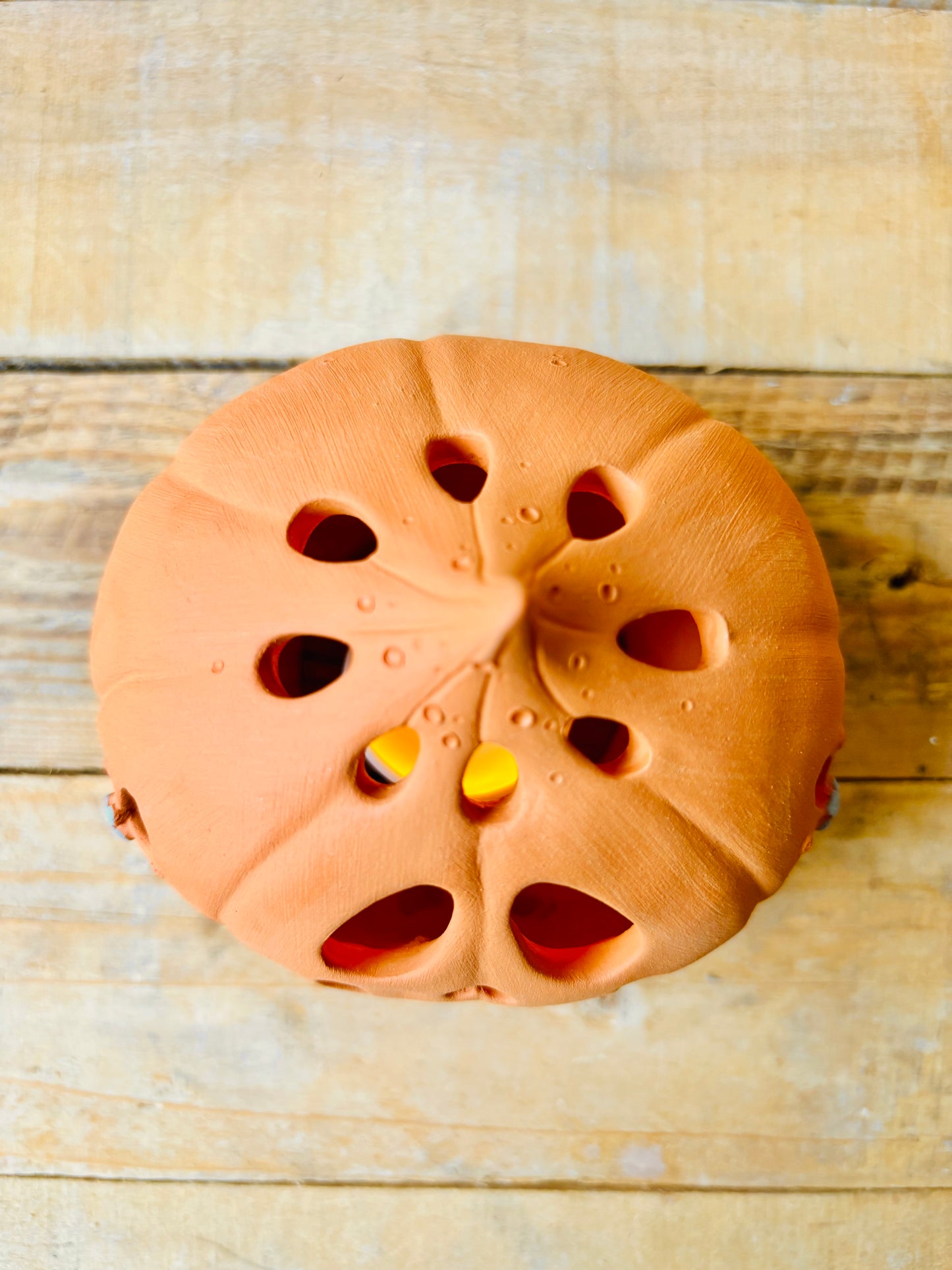 SUZIE - orange tealight holder