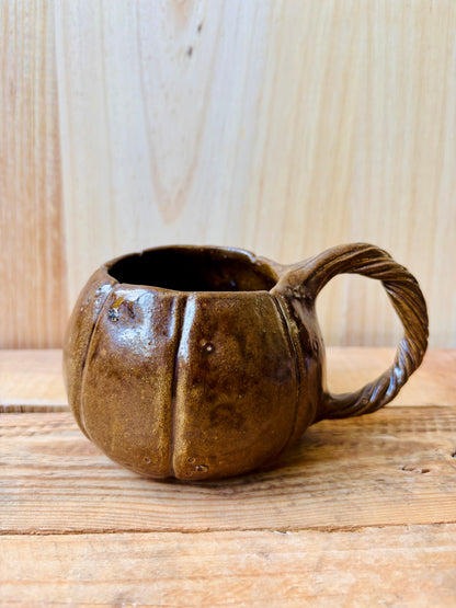 Tasse citrouille marron - 1
