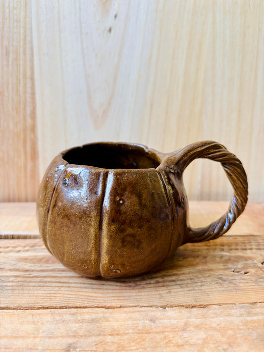 Tasse citrouille marron - 1
