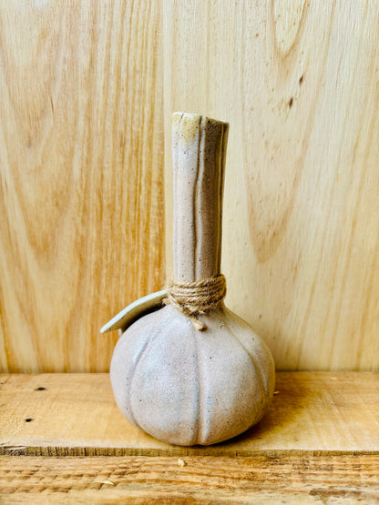 VASE - fiole beige moucheté - 2