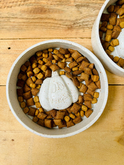 Anti-glutton bowl with paw pattern - in stock