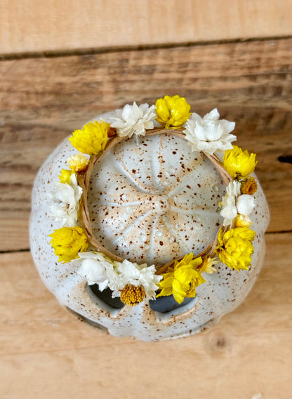 Petite couronne de fleurs séchées - 10