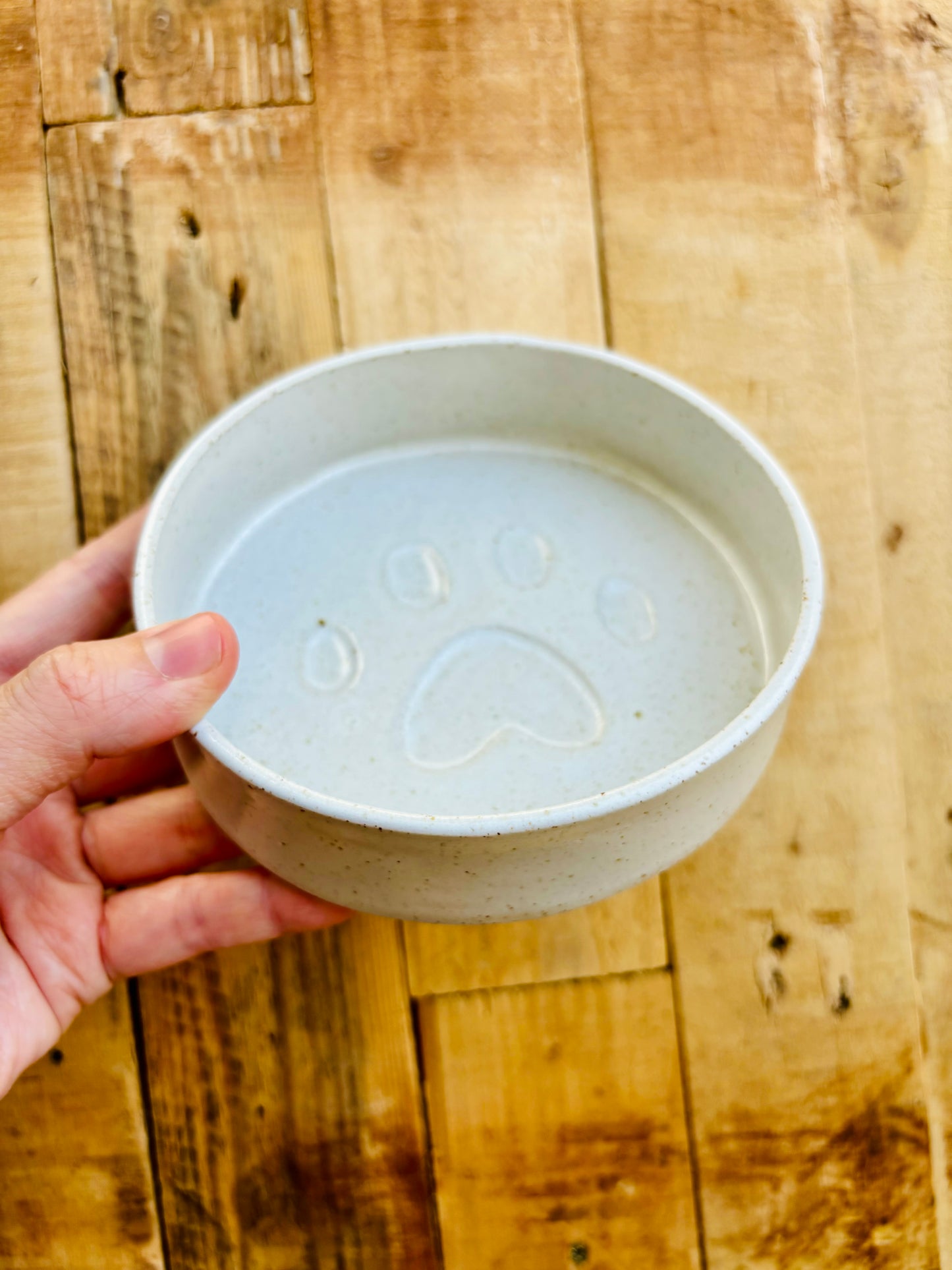 Footprint pattern bowl - in stock