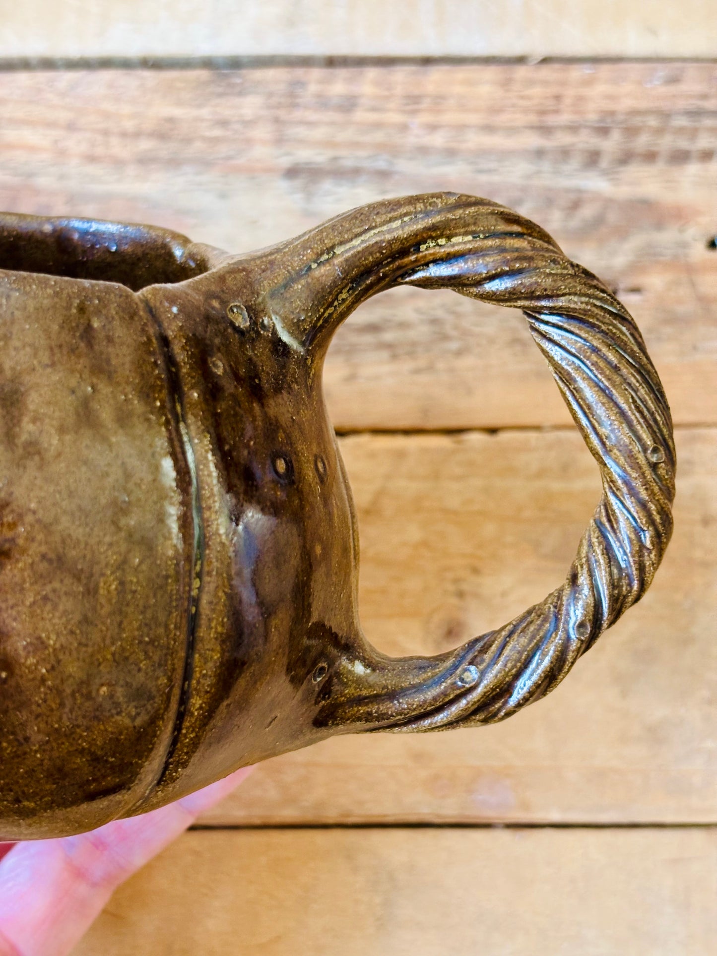 Tasse citrouille marron - 1