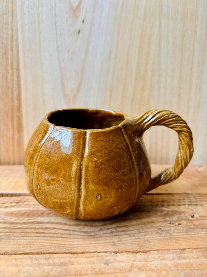 Grande tasse citrouille brun kaki - 6